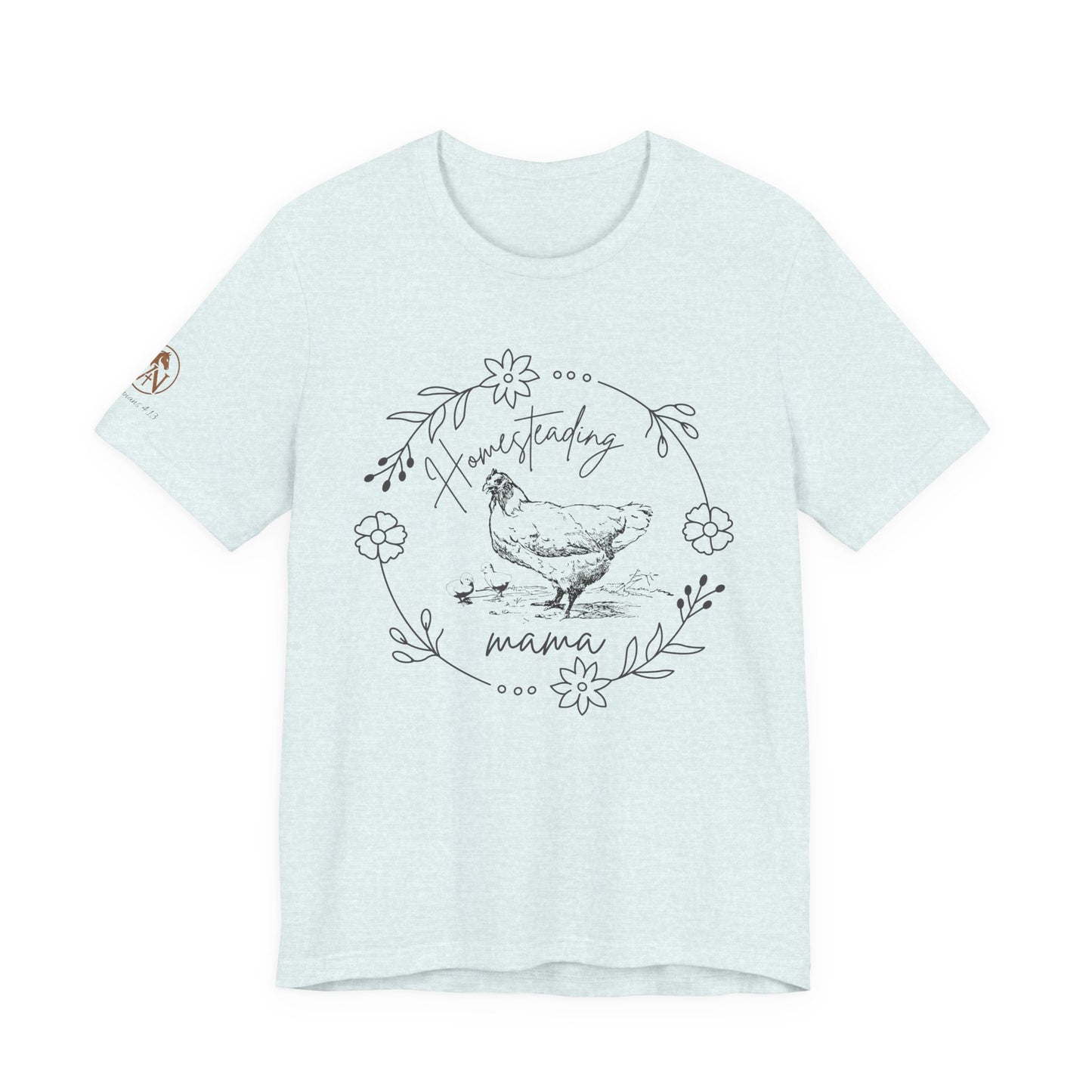 🐓🌿 Homesteading Mama Tee 🌿🐓 Short Sleeve Tee