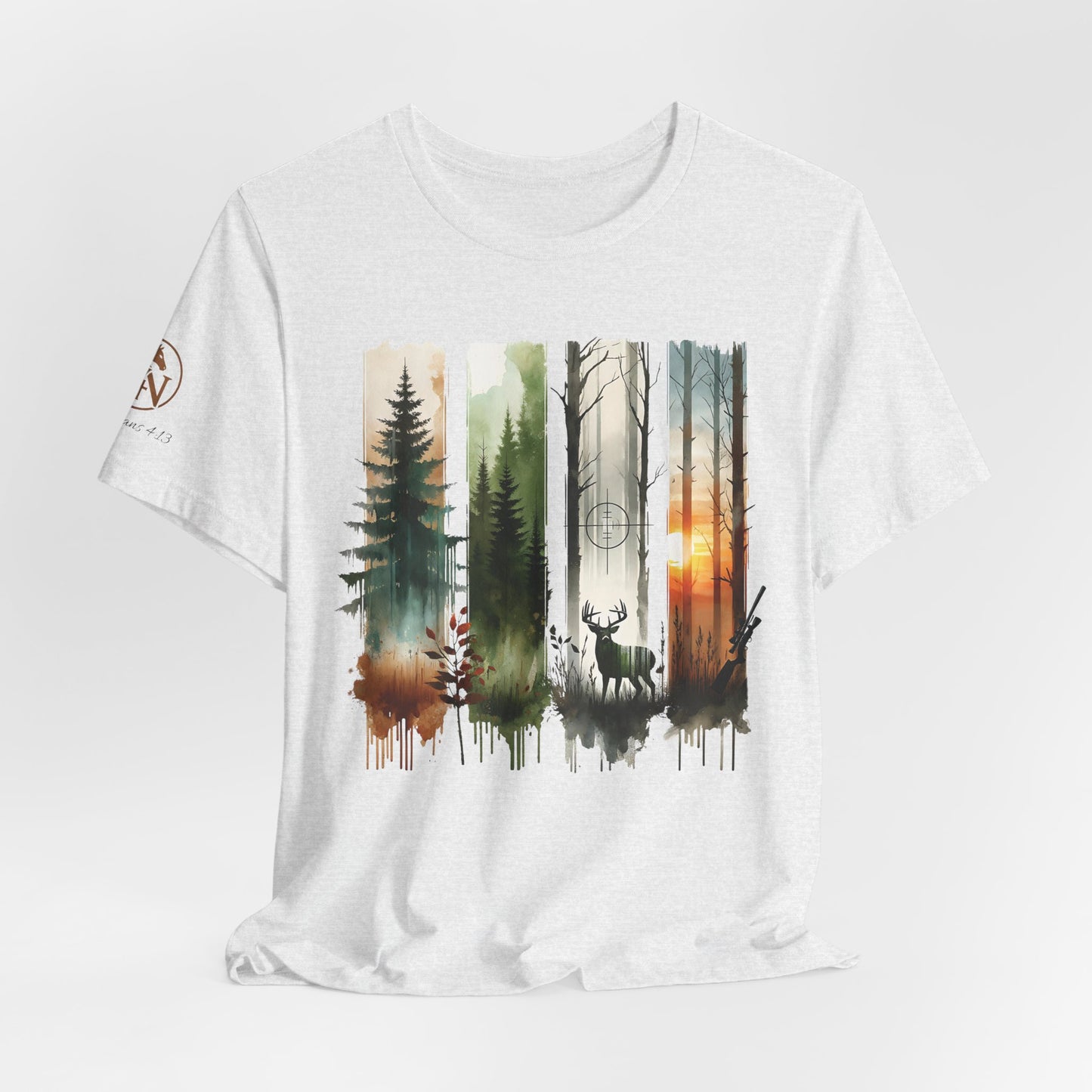 There be deer! Hunting & Wilderness Short Sleeve Tee