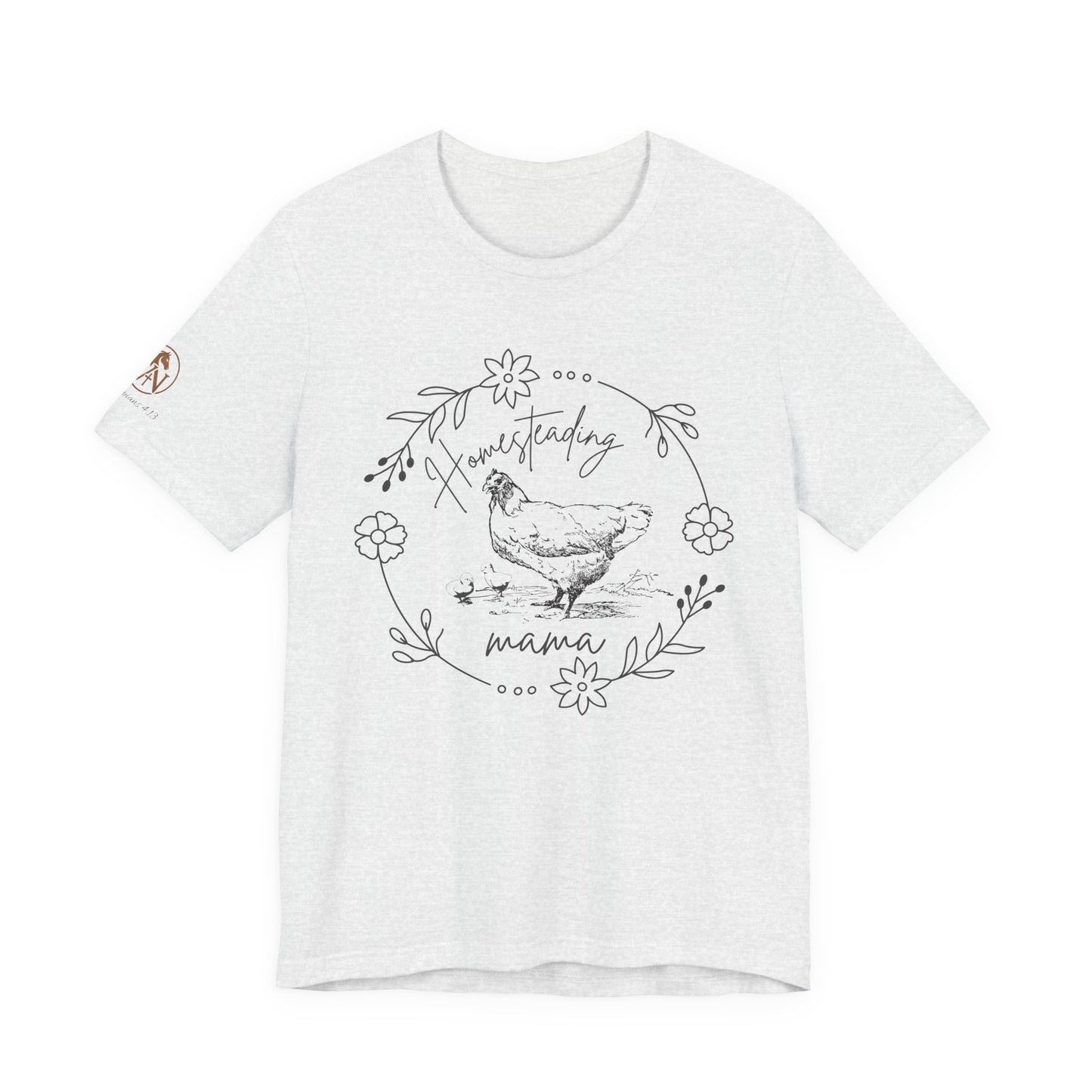 🐓🌿 Homesteading Mama Tee 🌿🐓 Short Sleeve Tee