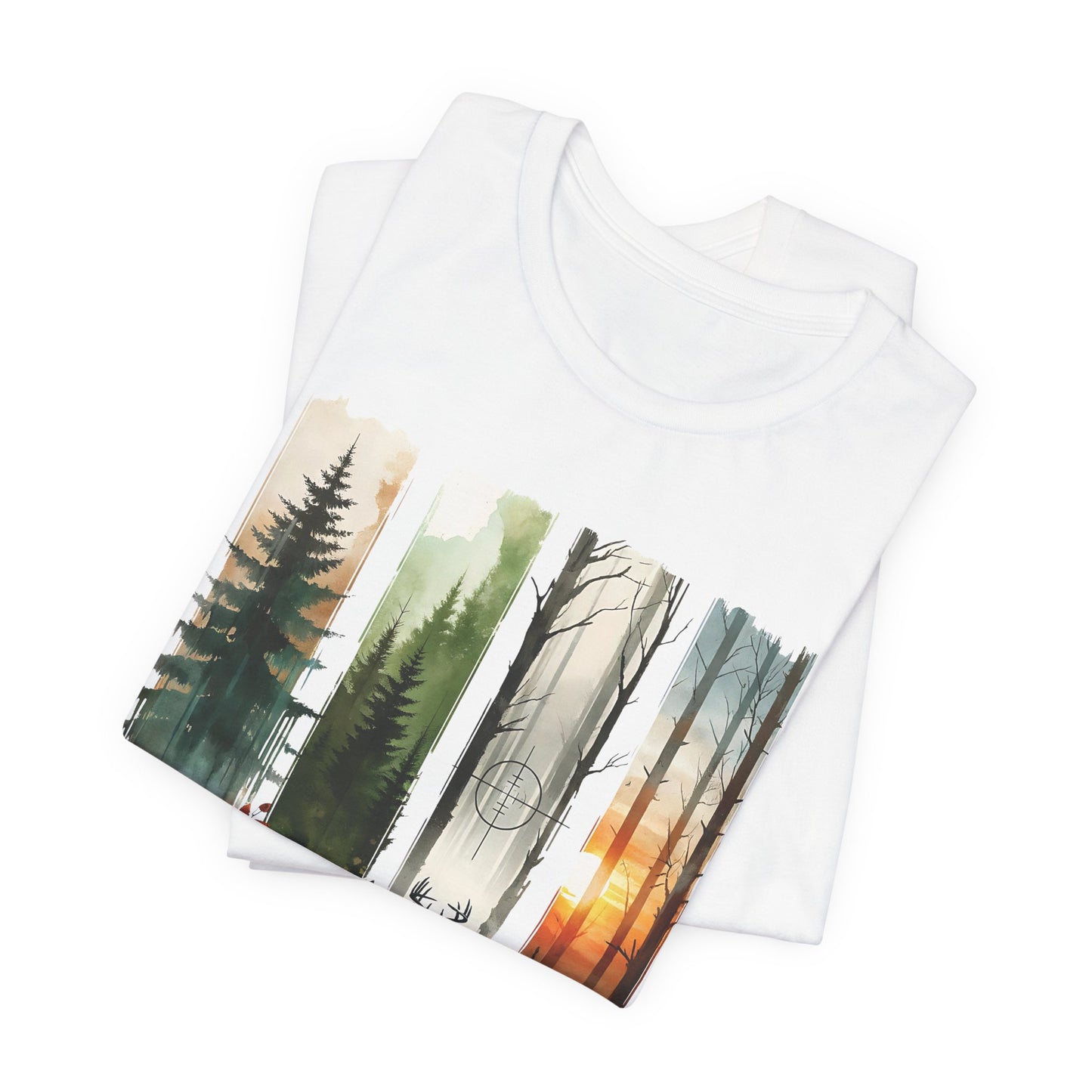 There be deer! Hunting & Wilderness Short Sleeve Tee