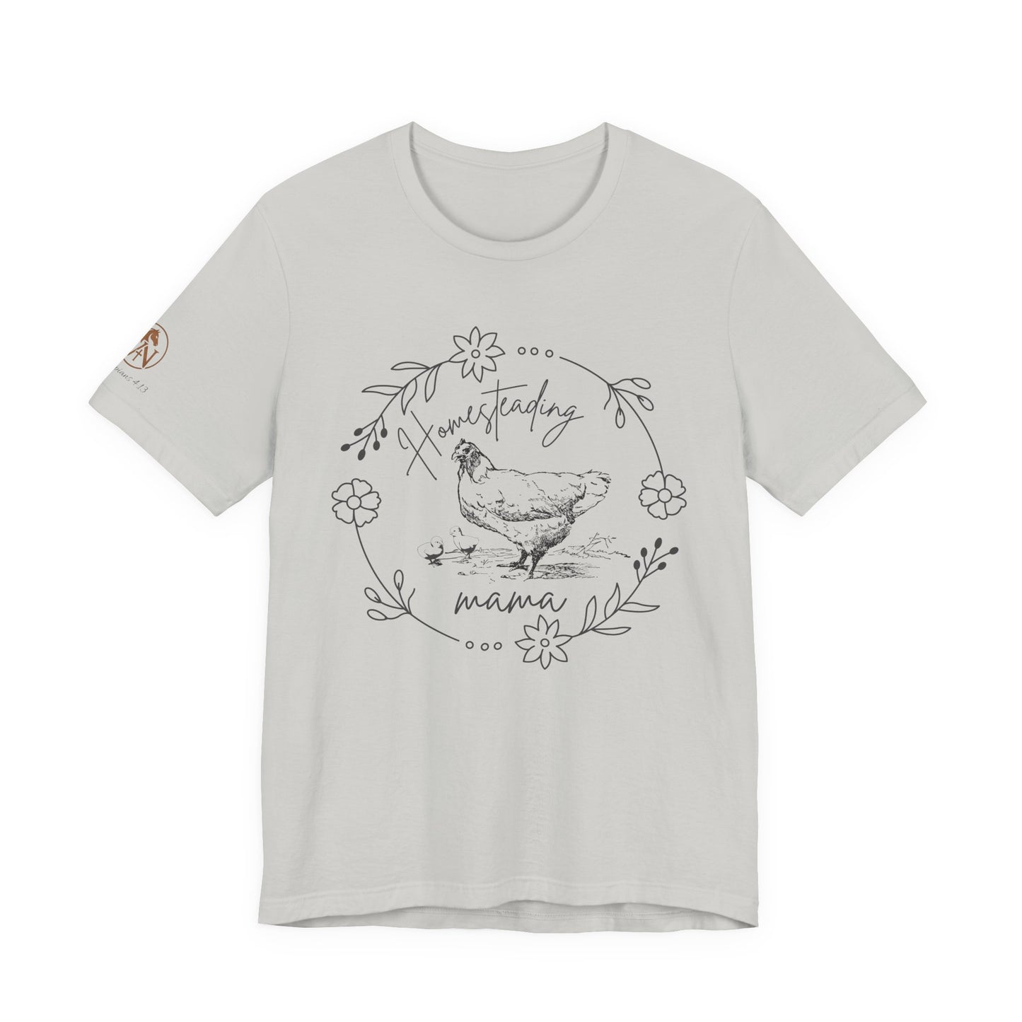 🐓🌿 Homesteading Mama Tee 🌿🐓 Short Sleeve Tee