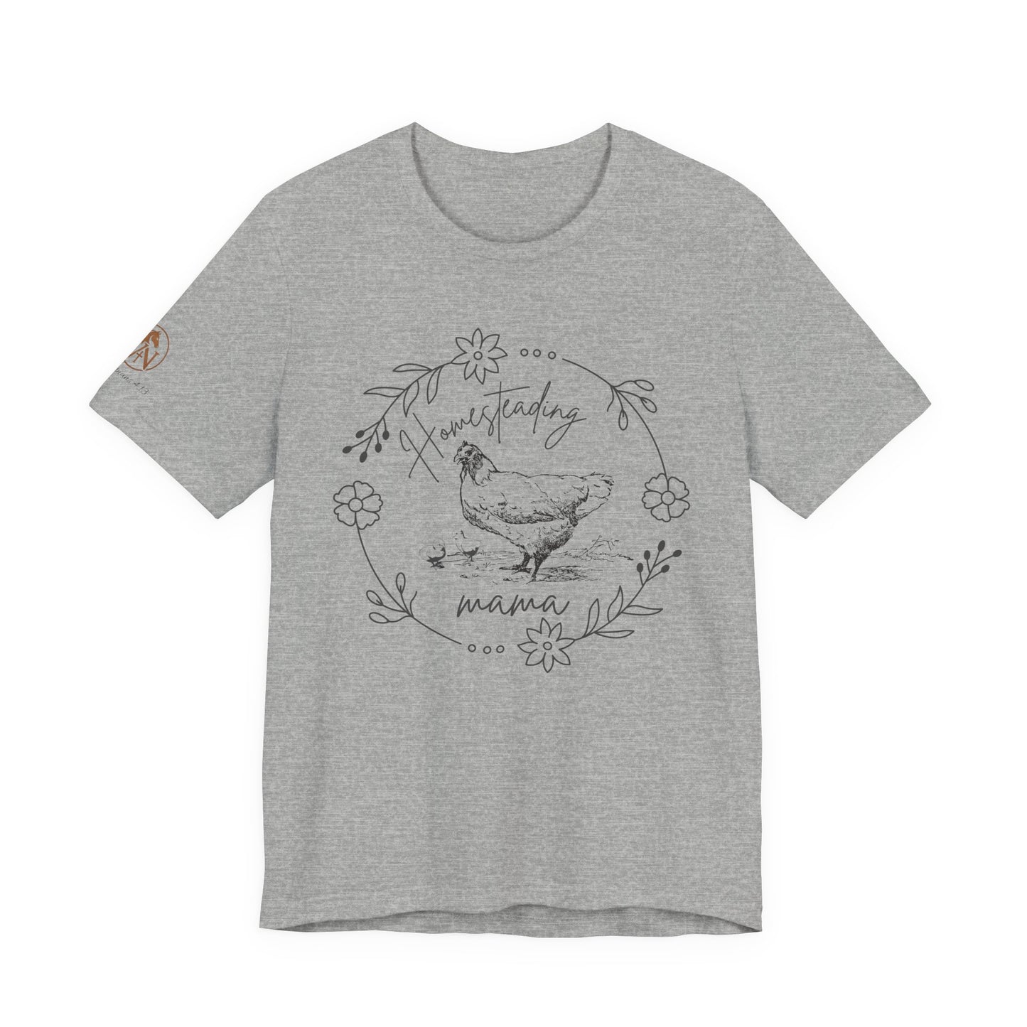 🐓🌿 Homesteading Mama Tee 🌿🐓 Short Sleeve Tee