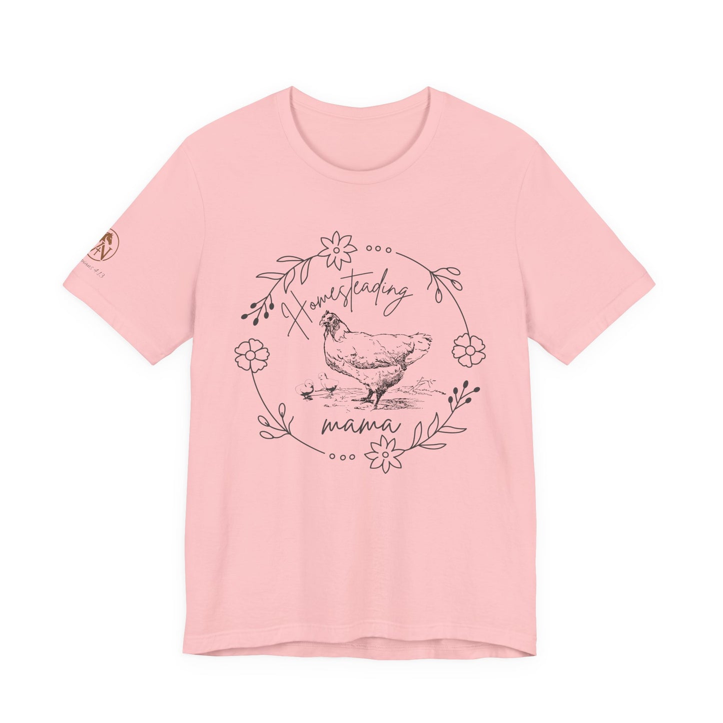 🐓🌿 Homesteading Mama Tee 🌿🐓 Short Sleeve Tee