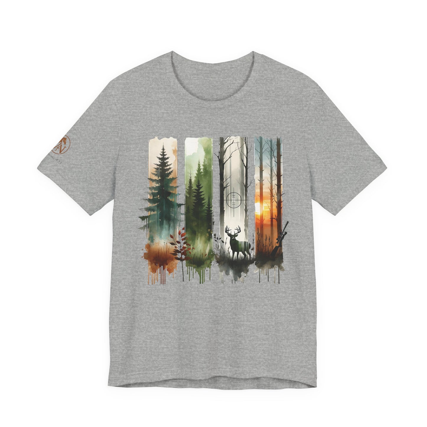 There be deer! Hunting & Wilderness Short Sleeve Tee