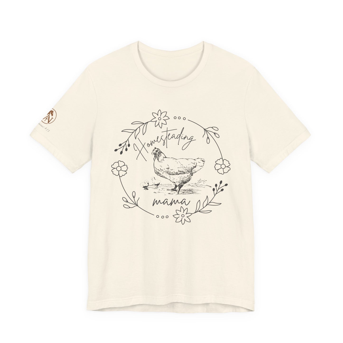 🐓🌿 Homesteading Mama Tee 🌿🐓 Short Sleeve Tee
