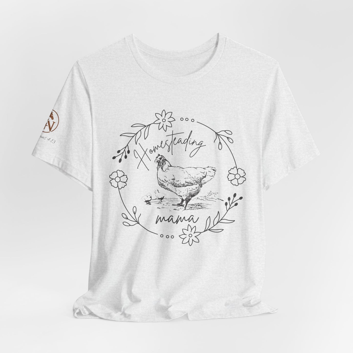 🐓🌿 Homesteading Mama Tee 🌿🐓 Short Sleeve Tee