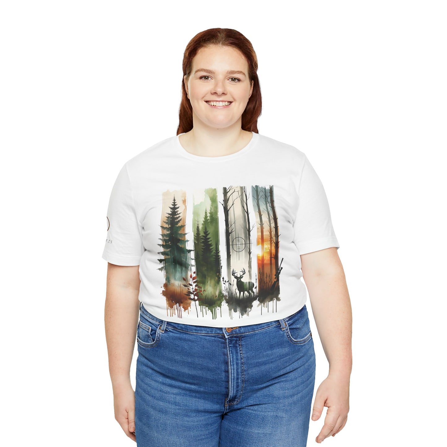There be deer! Hunting & Wilderness Short Sleeve Tee