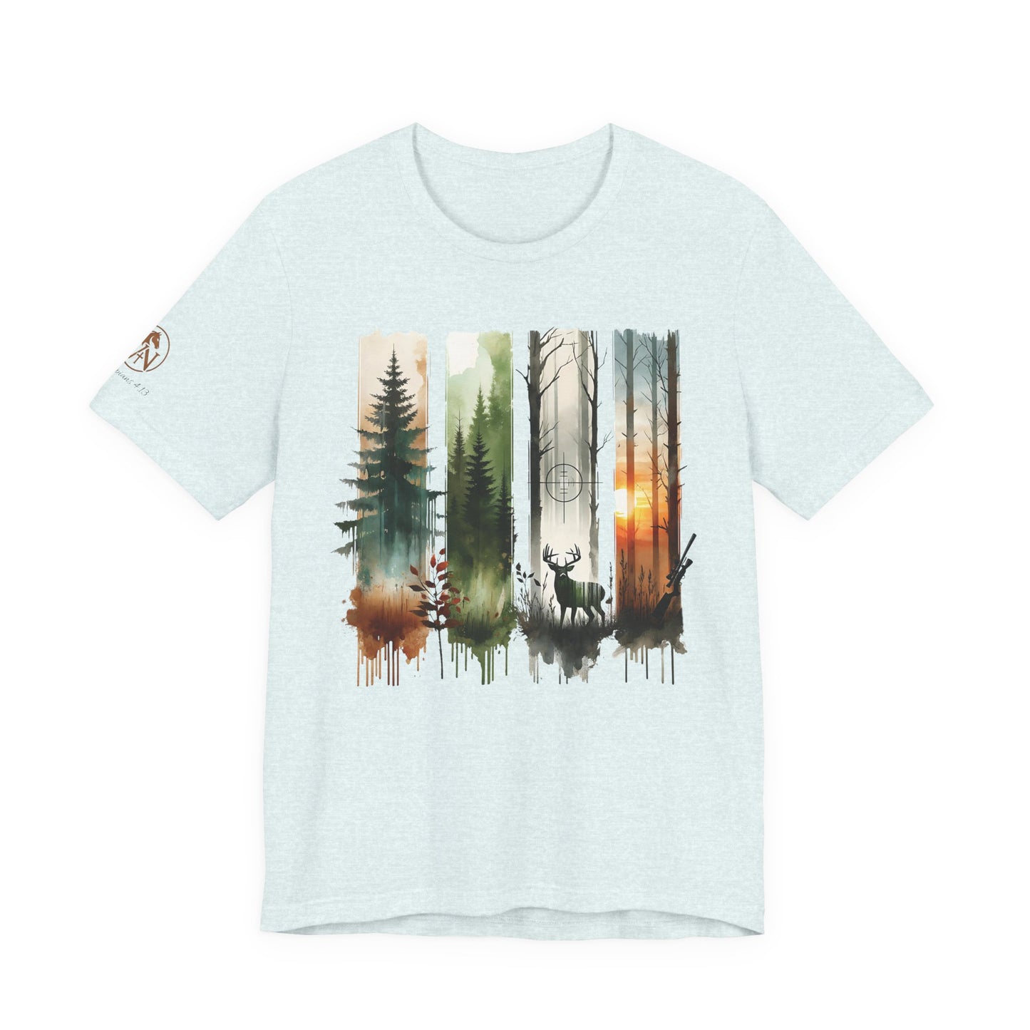 There be deer! Hunting & Wilderness Short Sleeve Tee