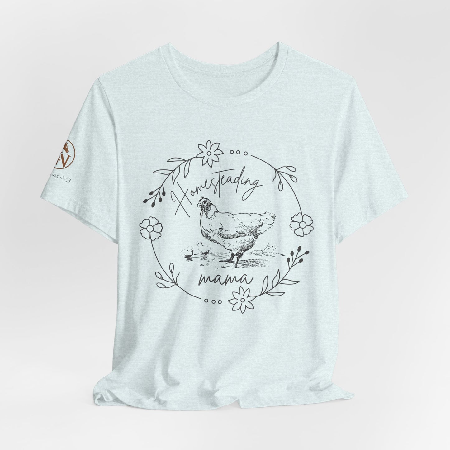 🐓🌿 Homesteading Mama Tee 🌿🐓 Short Sleeve Tee