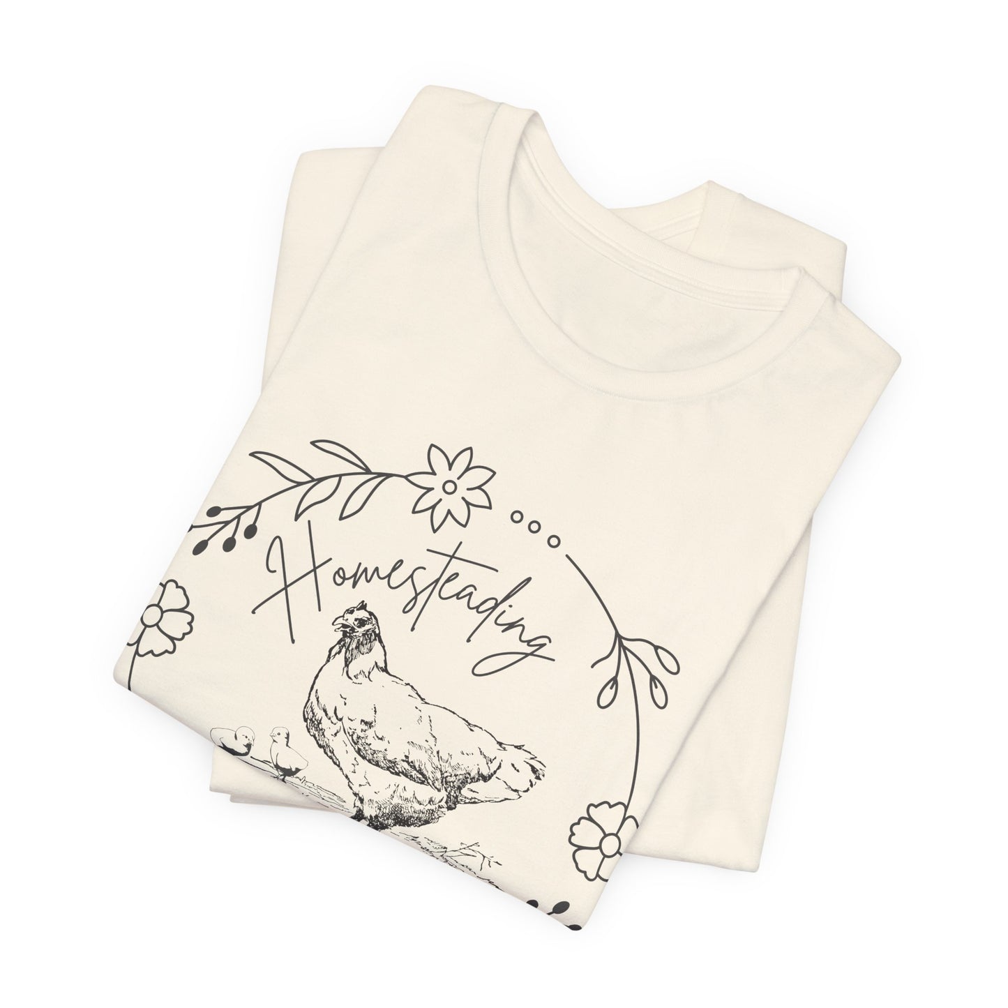 🐓🌿 Homesteading Mama Tee 🌿🐓 Short Sleeve Tee