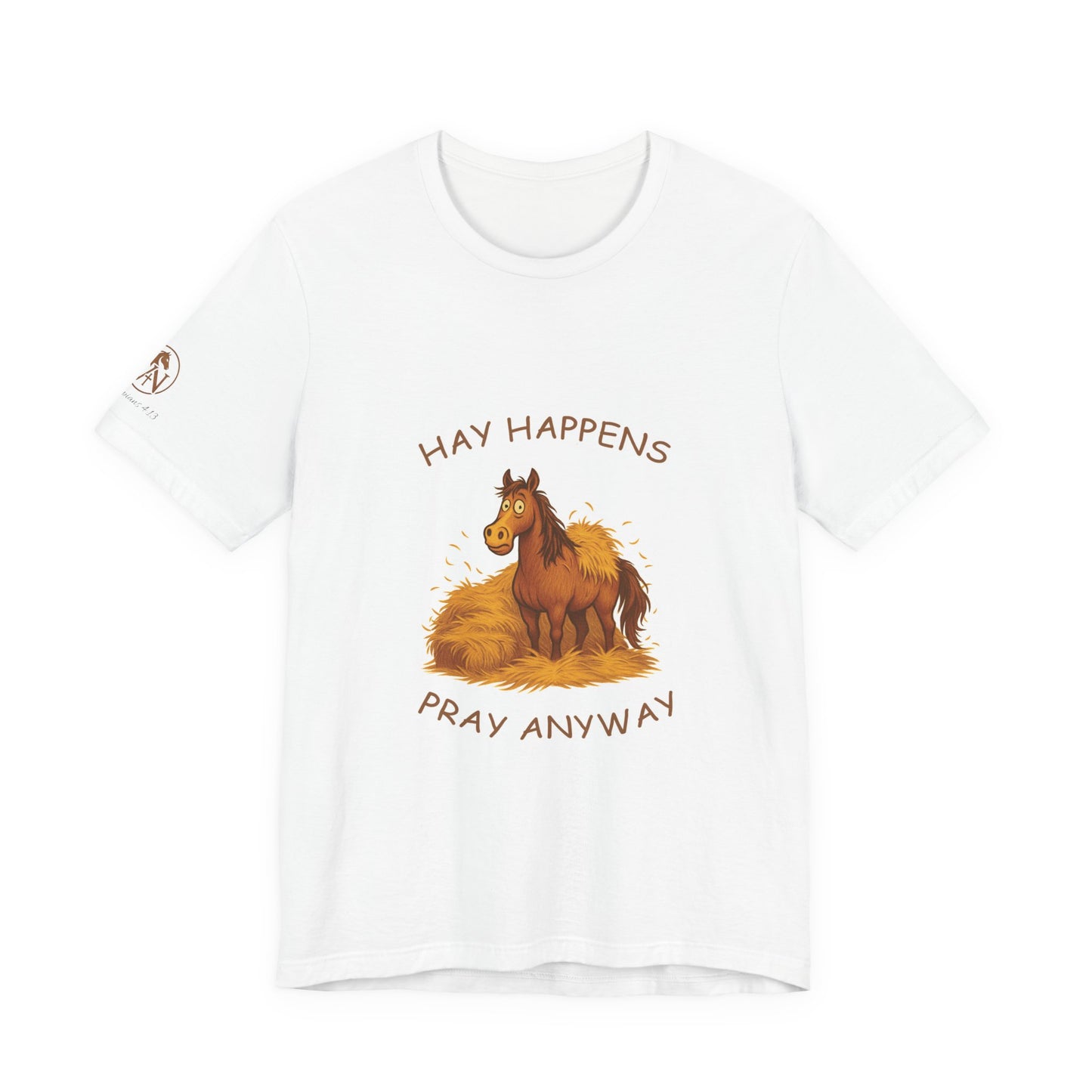 Hay Happens! Unisex Jersey Short Sleeve Tee