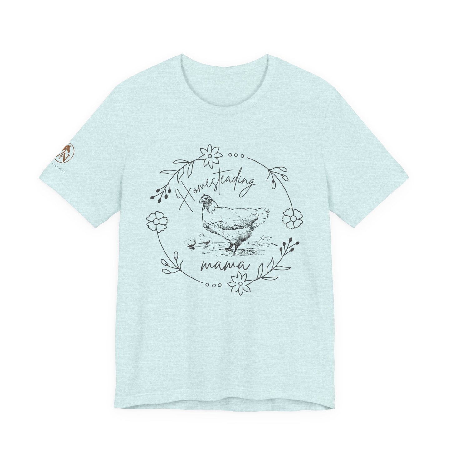 🐓🌿 Homesteading Mama Tee 🌿🐓 Short Sleeve Tee