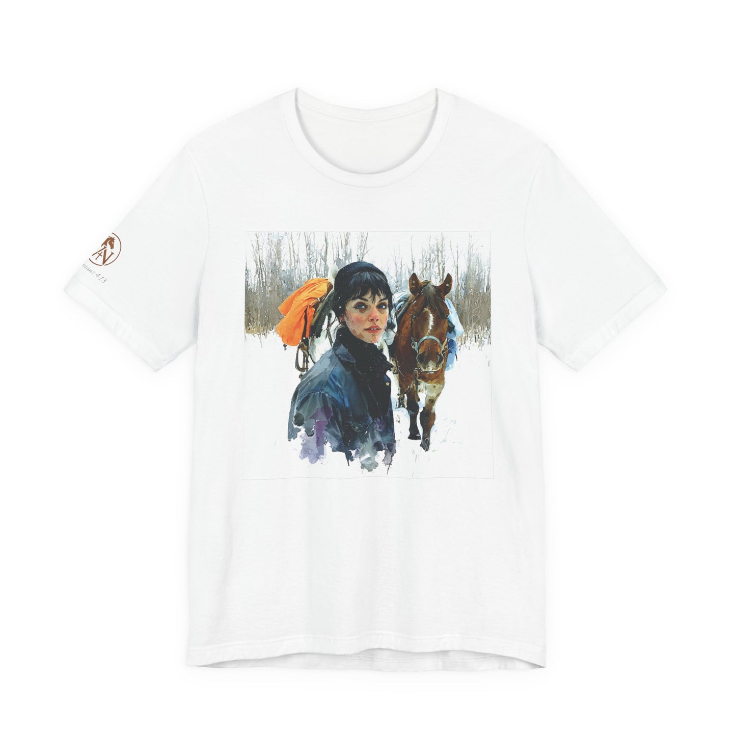 Equine Blizzard Bliss Unisex Jersey Short Sleeve Tee