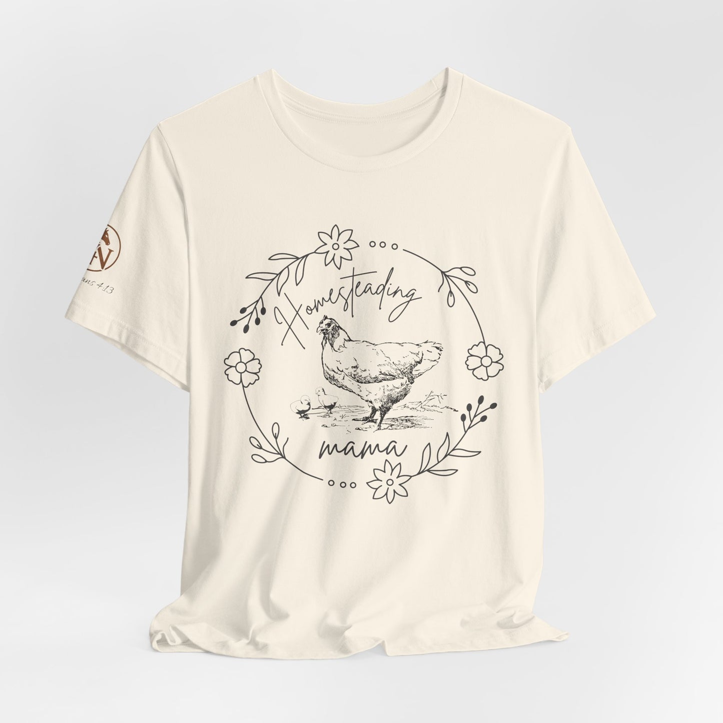 🐓🌿 Homesteading Mama Tee 🌿🐓 Short Sleeve Tee