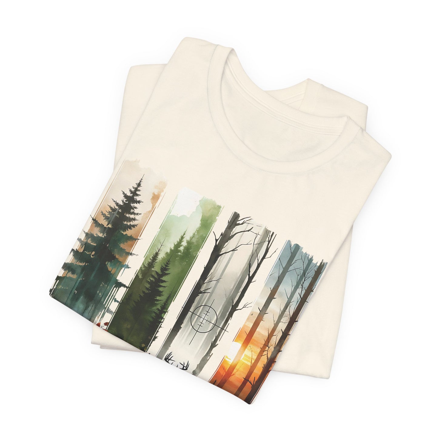 There be deer! Hunting & Wilderness Short Sleeve Tee