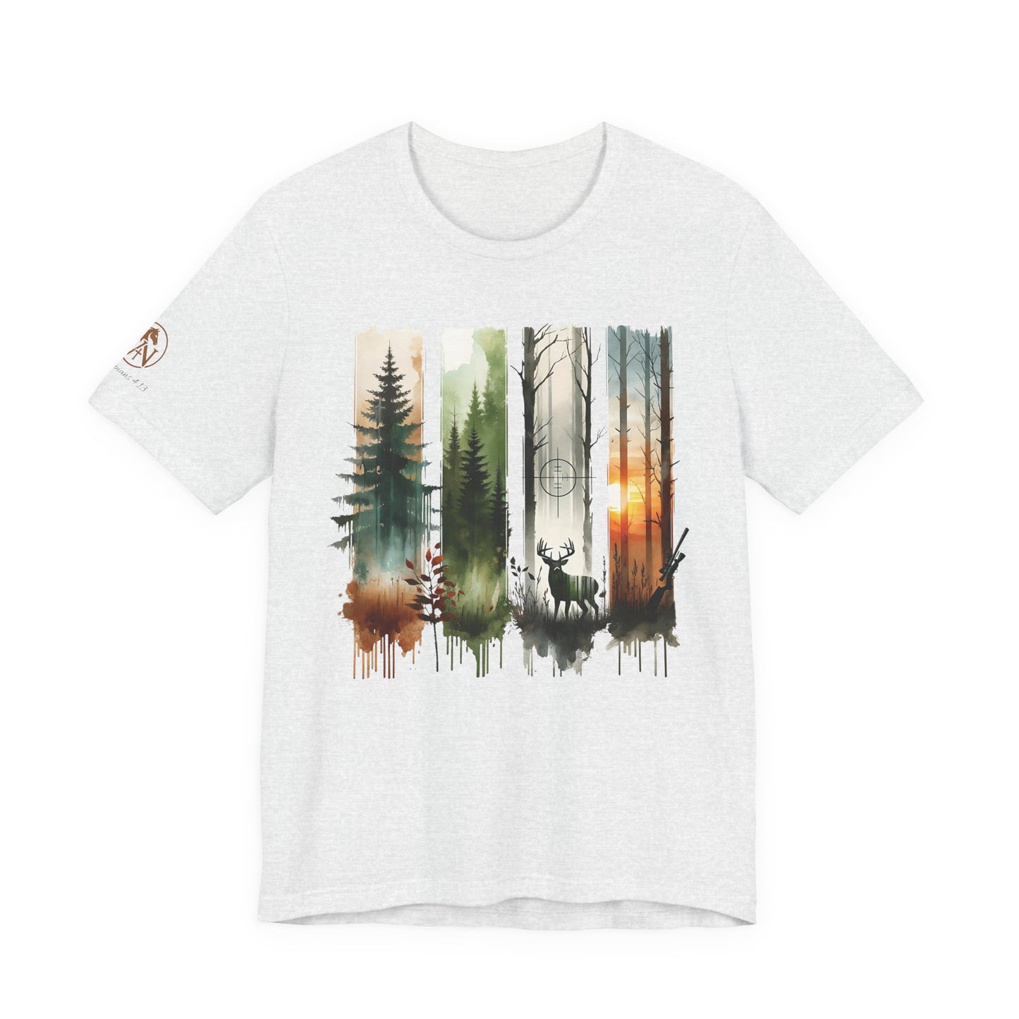 There be deer! Hunting & Wilderness Short Sleeve Tee