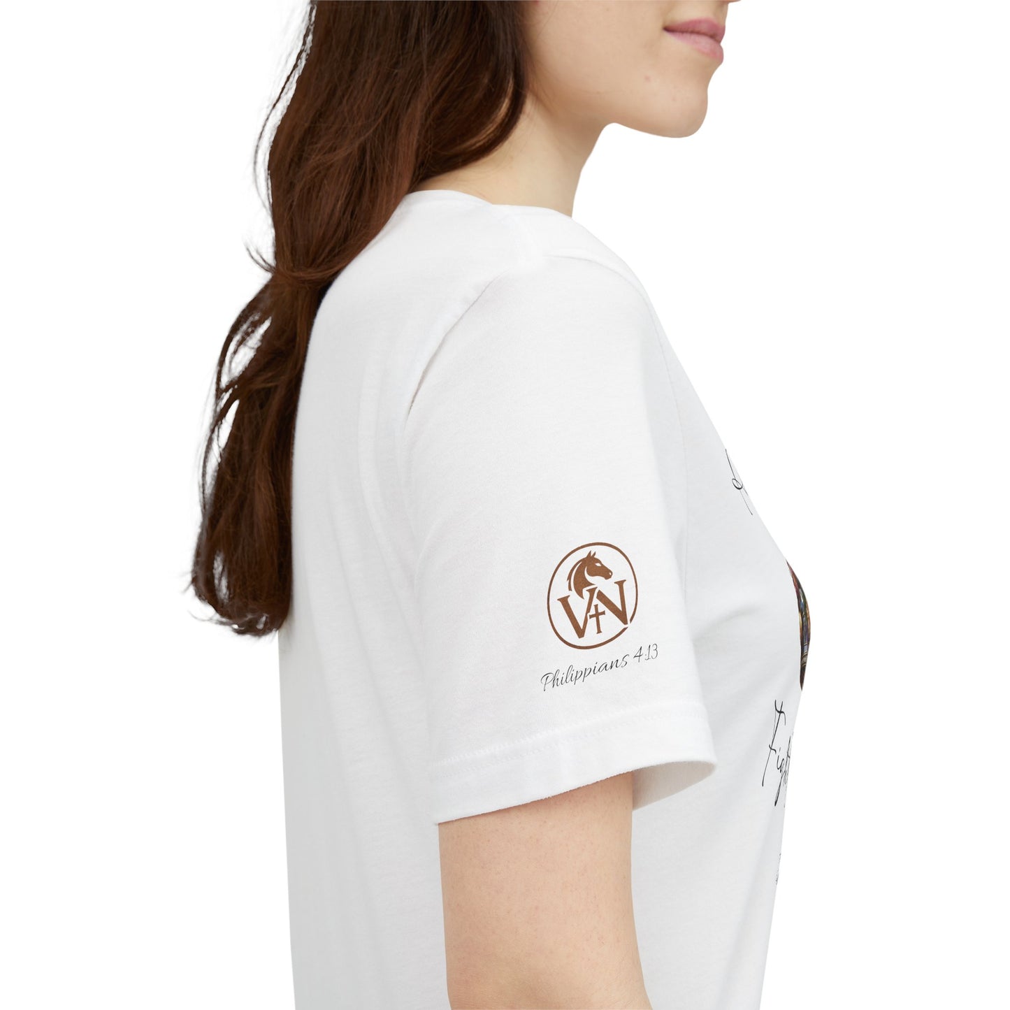 Act Like a Princess, Fight Like a Warrior Jersey Short Sleeve Tee