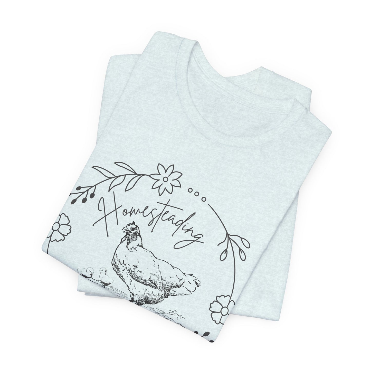 🐓🌿 Homesteading Mama Tee 🌿🐓 Short Sleeve Tee