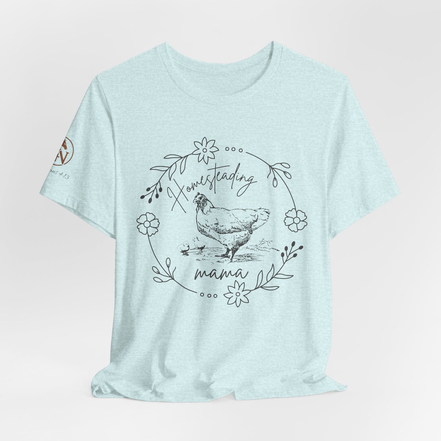 🐓🌿 Homesteading Mama Tee 🌿🐓 Short Sleeve Tee